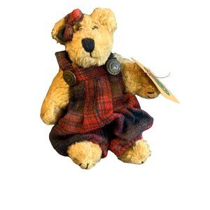 Boyds Becky Bear Plaid Outfit Plush Stuffed Animal 6 Inch Collectible Toy